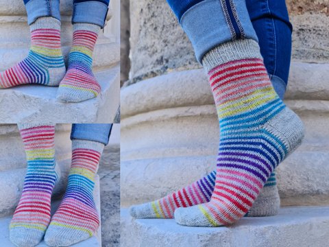 Strickanleitung Socken Kalari