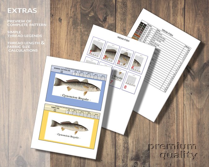 Weak Fish > Cross Stitch Pattern PDF