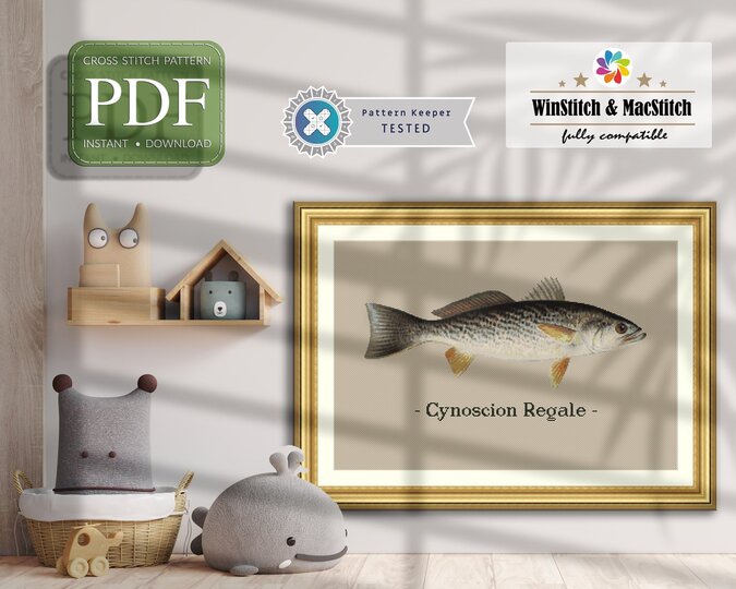 Weak Fish > Cross Stitch Pattern PDF