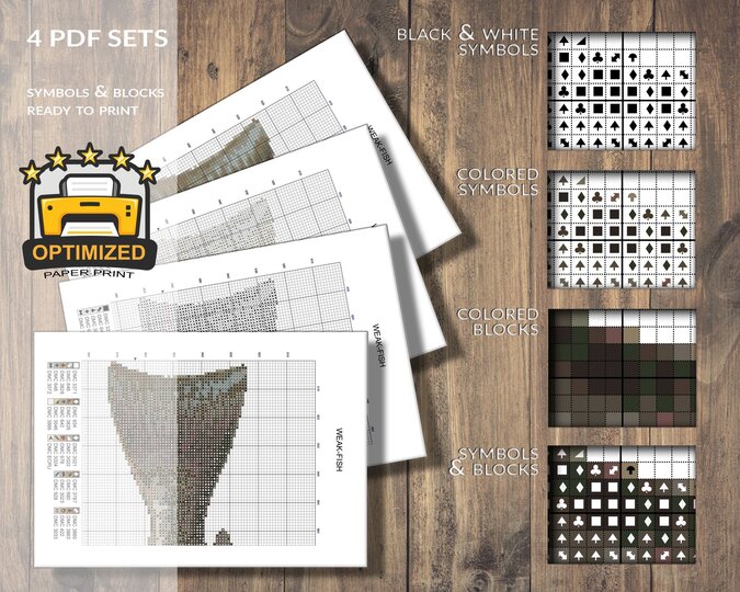 Weak Fish > Cross Stitch Pattern PDF