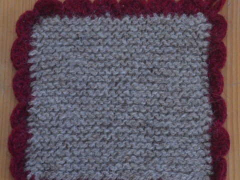 Topflappen Strickanleitung