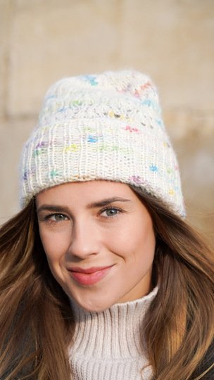 Strickmütze Candyfloss
