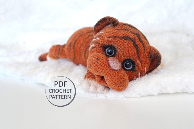 Crochet pattern Little Tiger