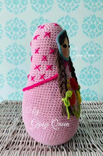 Häkelanleitung Matroschka Türstopper