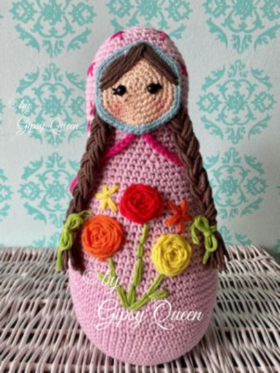 Häkelanleitung Matroschka Türstopper