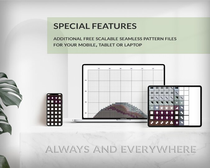 Chocolate Marshmallow > Cross Stitch Pattern PDF