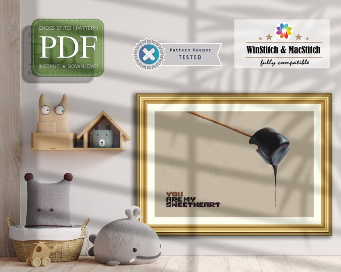 Chocolate Marshmallow > Cross Stitch Pattern PDF