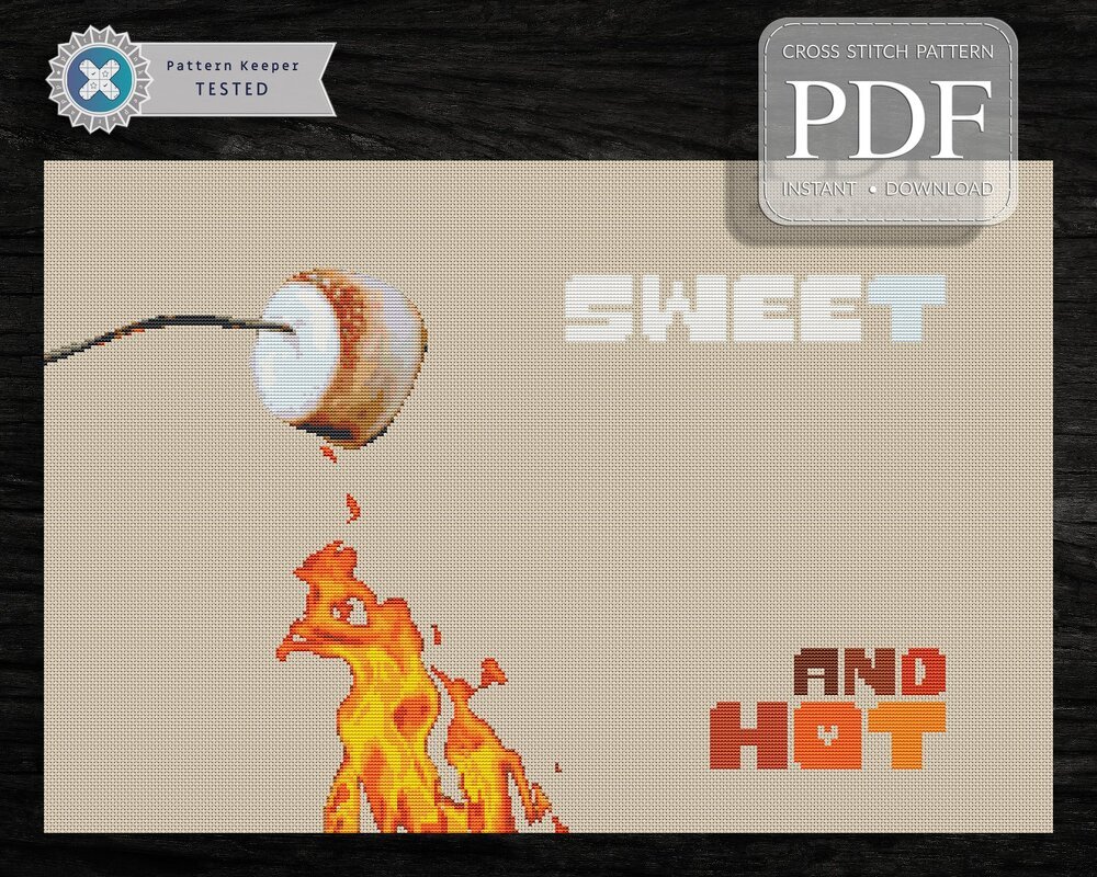 Sweet and Hot > Cross Stitch Pattern PDF