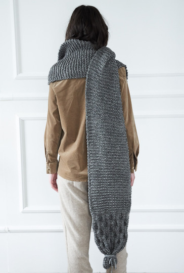 Strickanleitung: Voluminöser Noppenschal