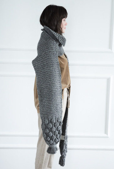 Strickanleitung: Voluminöser Noppenschal