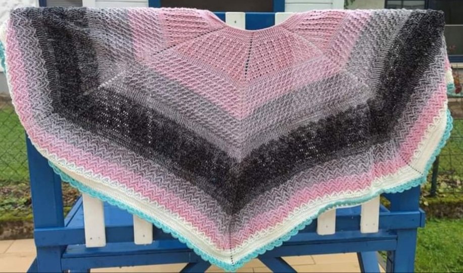 DIY Häkelanleitung für ein XL-Tuch/Poncho