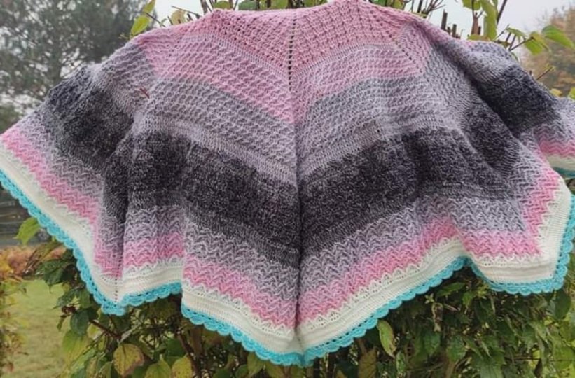 DIY Häkelanleitung für ein XL-Tuch/Poncho