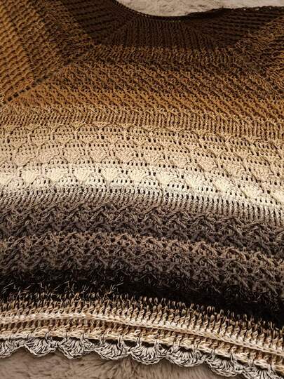 DIY Häkelanleitung für ein XL-Tuch/Poncho