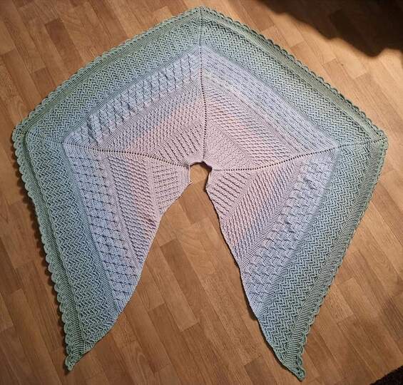 DIY Häkelanleitung für ein XL-Tuch/Poncho