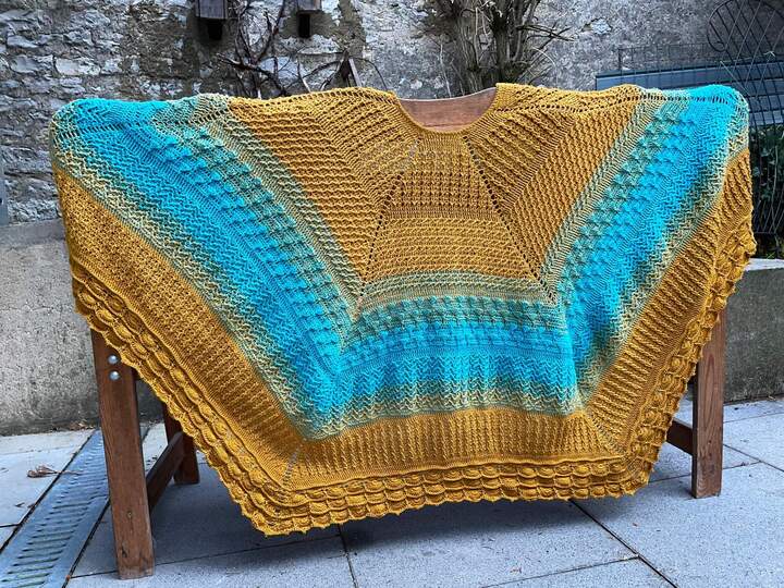 DIY Häkelanleitung für ein XL-Tuch/Poncho