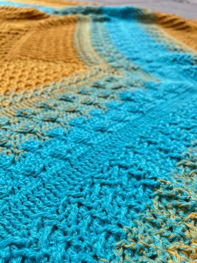 DIY Häkelanleitung für ein XL-Tuch/Poncho