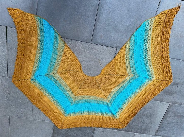 DIY Häkelanleitung für ein XL-Tuch/Poncho