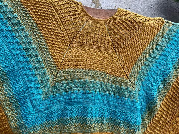 DIY Häkelanleitung für ein XL-Tuch/Poncho