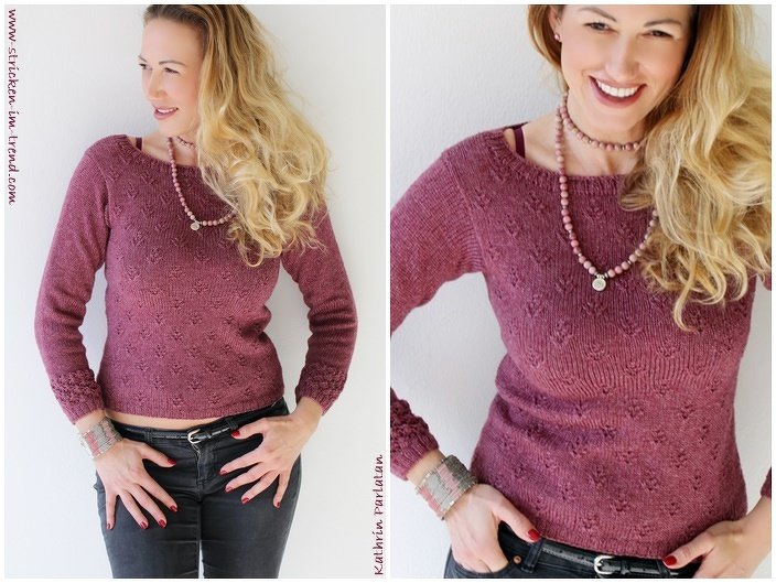 Strickanleitung für Damenpullover | Strickpulli BALU #1