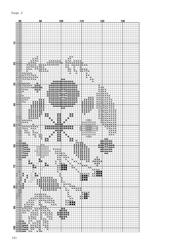Floral heart cross stitch pattern - Image 8