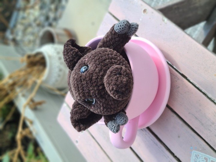 Häkelanleitung Minischwein Moony