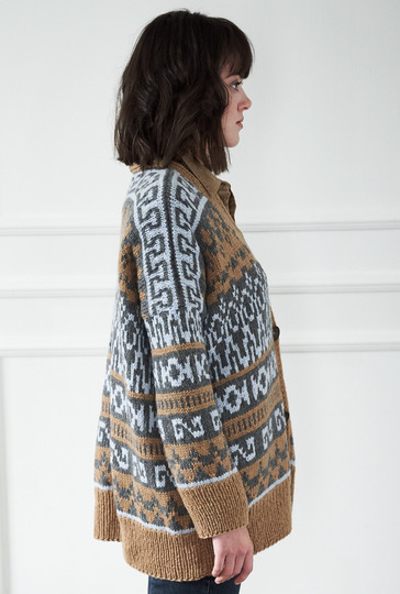 Strickanleitung: Cardigan im Grandpa-Style