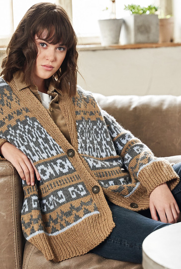 Strickanleitung: Cardigan im Grandpa-Style