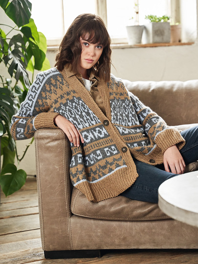 Strickanleitung: Cardigan im Grandpa-Style