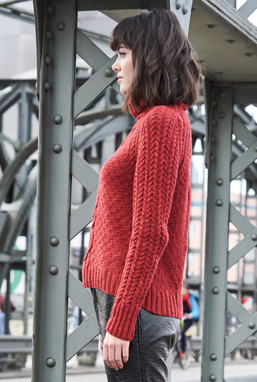 Strickanleitung: Raglanpulli im Mustermix