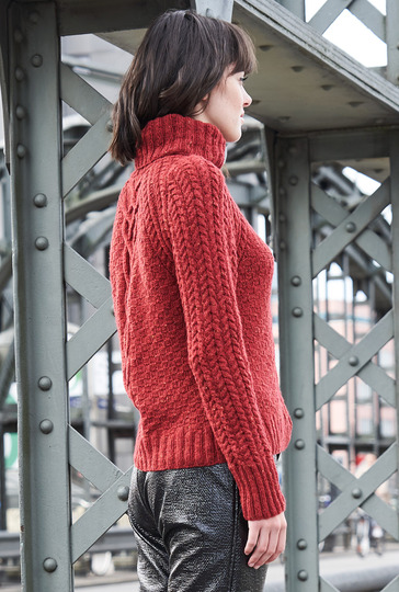 Strickanleitung: Raglanpulli im Mustermix