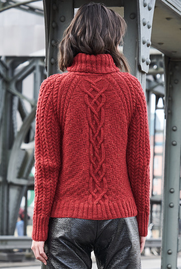 Strickanleitung: Raglanpulli im Mustermix