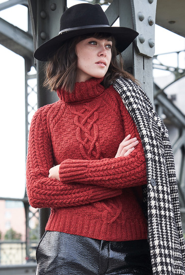 Strickanleitung: Raglanpulli im Mustermix