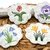 Stickdatei Untersetzer Frühlingsblumen Krokus Tulpe