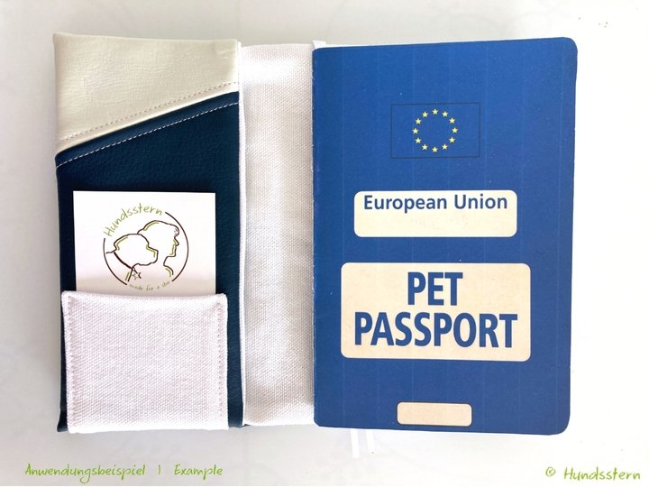 CAIRDE Hülle EU-Heimtierausweis Nähanleitung+Schnitt für fransende Stoffe