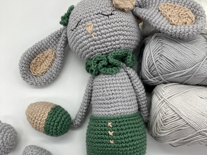 Häkelanleitung Puppe Hase „Monty“