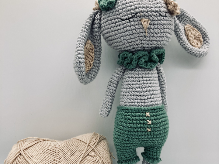 Häkelanleitung Puppe Hase „Monty“