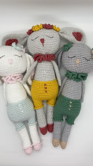 Häkelanleitung Puppe Hase „Monty“