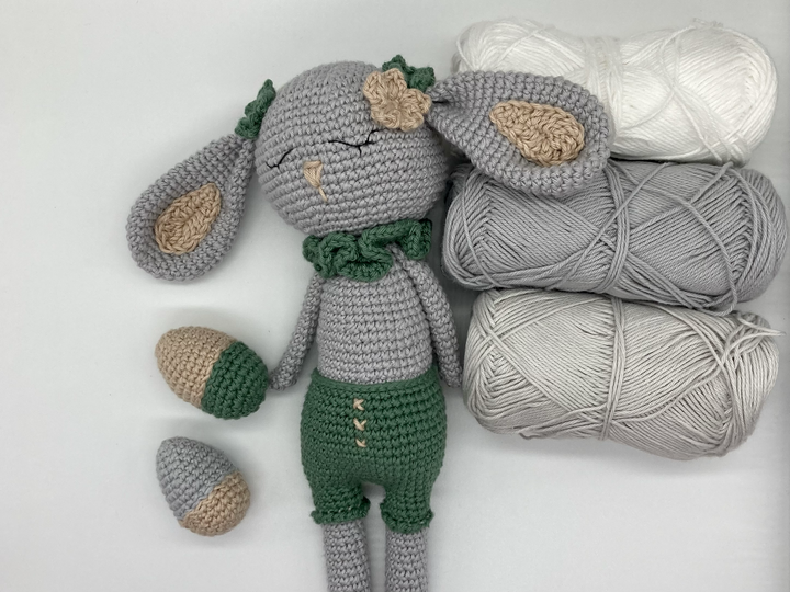 Häkelanleitung Puppe Hase „Monty“