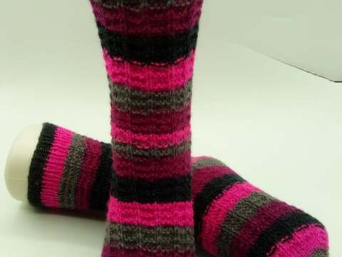 Anleitung Hexentopf Sockenmuster Lunea - Mondhexe