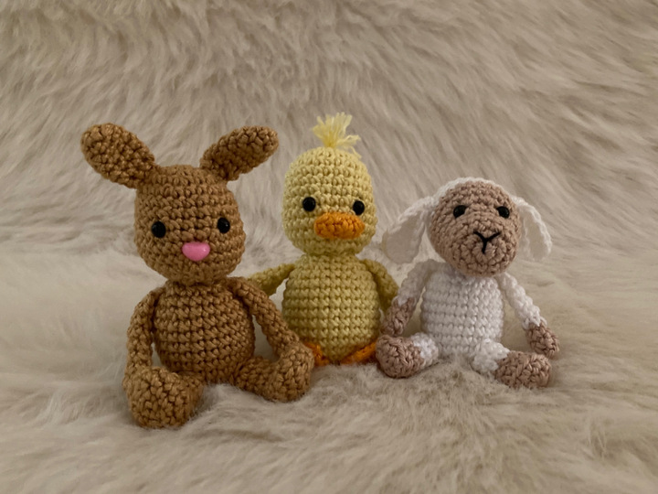 Häkelanleitung Ostertrio