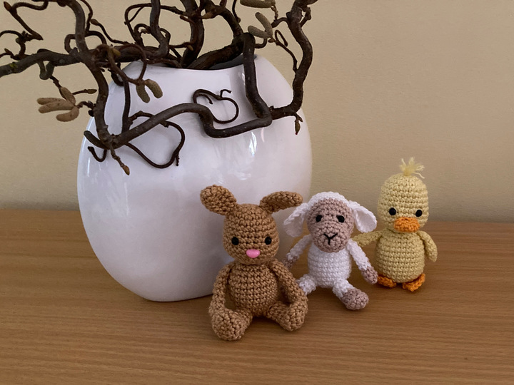 Häkelanleitung Ostertrio