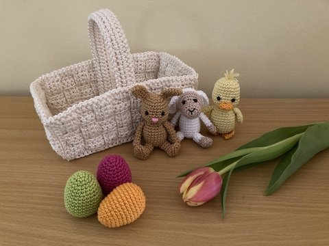 Osterkörbchen & Ostertrio (Set)