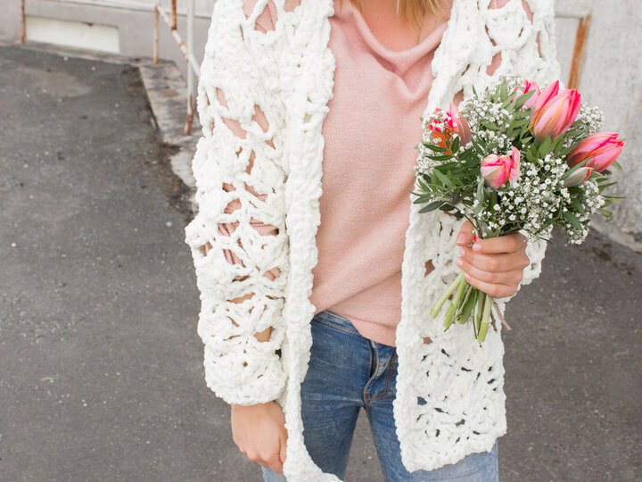 Häkelanleitung für Cardigan Isa