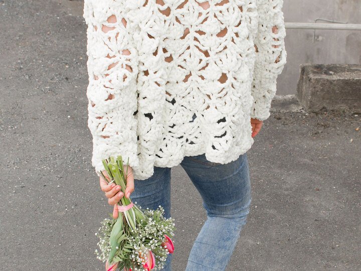 Häkelanleitung für Cardigan Isa