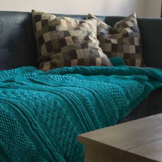 Strickanleitung für Decke Tucson