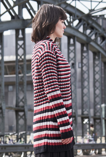 Strickanleitung: Schalkragen-Jacke