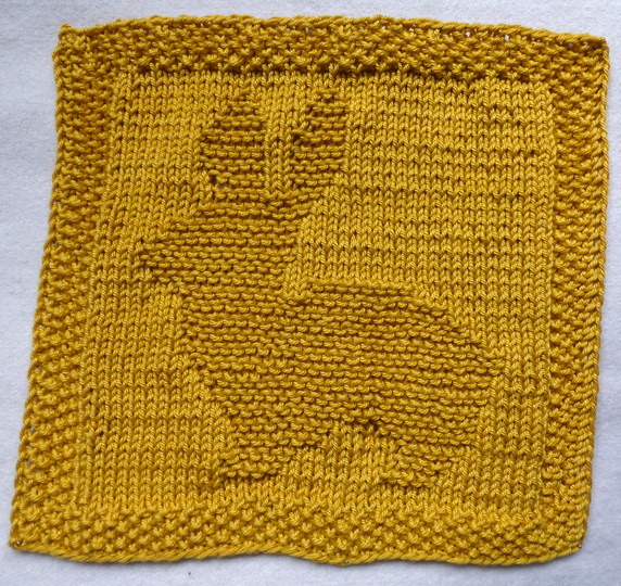 Stickanleitung Spültuch Hase – Osterhase schnell gestrickt