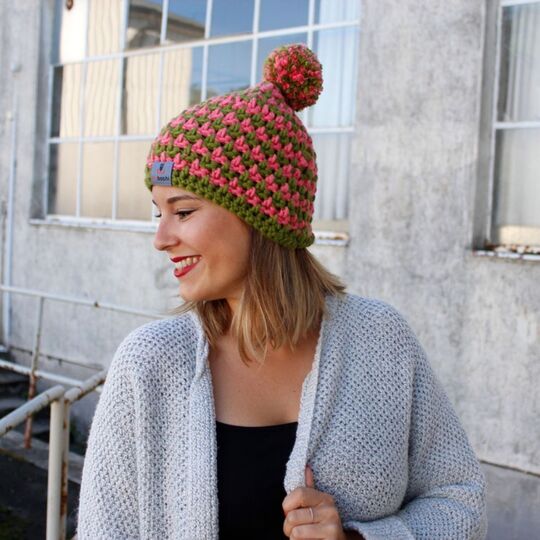 Häkelanleitung für Bommelmütze Shiki