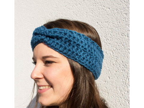 Häkelanleitung für Stirnband Hamada