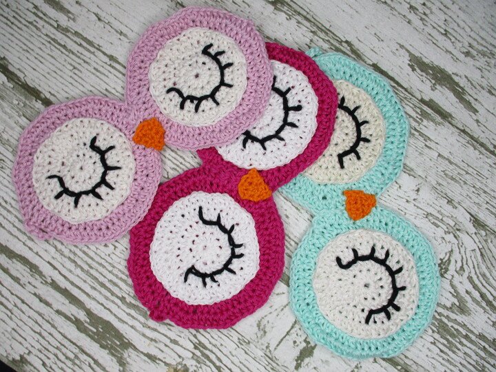 Häkelanleitung Eulen Schlafbrille